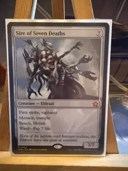 Sire of Seven Deaths - MTG Magic The Gathering - FDN - NM - Image 1