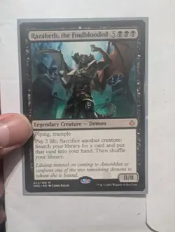 1x MTG Razaketh, the Foulblooded - Hour of Devastation (HOU) #73 - Magic - Image 1