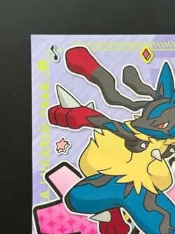 Mega Lucario Pokemon Center Festival Flyer Paper Nintendo Japanese Collection - Image 3
