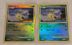Turtwig 103/130 LP | DP: Burger King Promos | Pokemon TCG Stamped Reverse Holo - Image 5