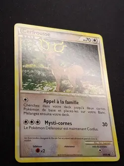 Near Mint Cerfrousse 64/95 HGSS Dechainement Carte Pokemon FR - Image 2