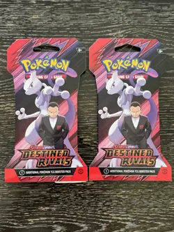 Pokemon Destined Rivals Booster Pack - 10 Cards / Pack New Sealed Lot of 2 - Image 1