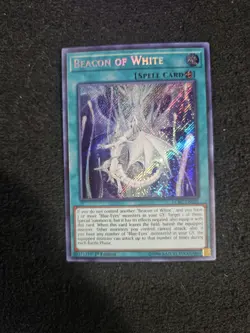 Yugioh - Beacon of White LCKC-EN035 NM 1st ed Secret Rare - Image 1
