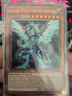 YuGiOh GALAXY EYES PHOTON DRAGON TN23-EN012 LTD SINGLE NEW SEALED CONDITION - Image 1