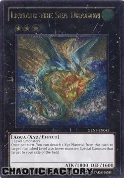 YUGIOH ULTIMATE RARE GENF-EN043 Leviair The Sea Dragon 1st Edition NM US PRINT - Image 1