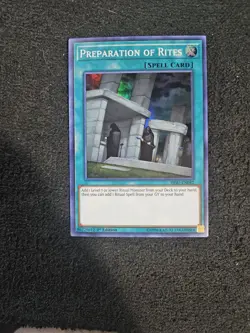 Preparation Of Rites - HISU-EN042 - Super Rare 1st Ed Yugioh - LP - Image 1