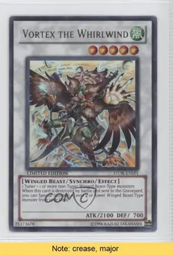 Vortex the Whirlwind YuGiOh Storm of Ragnarok Limited Edition Promo READ e2e - Image 1