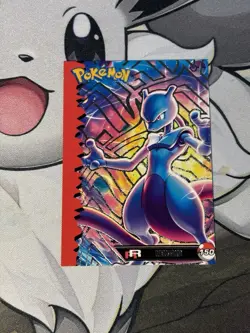 Pokemon Mewtwo Silver Holo Team Rocket Peru Exclusive Card - Image 1