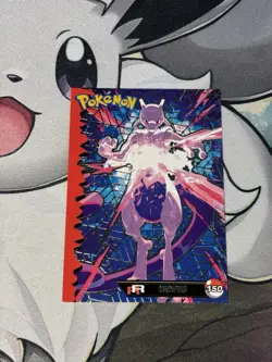 Pokemon Mewtwo Silver Holo Team Rocket Peru Exclusive Card - Image 1