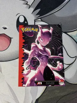 Pokemon Mewtwo Silver Holo Team Rocket Peru Exclusive Card - Image 1