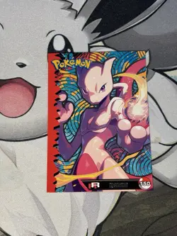 Pokemon Mewtwo Silver Holo Team Rocket Peru Exclusive Card - Image 1