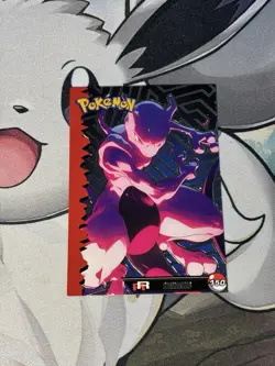Pokemon Mewtwo Silver Holo Team Rocket Peru Exclusive Card - Image 1