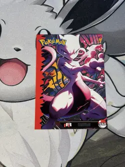 Pokemon Mewtwo Silver Holo Team Rocket Peru Exclusive Card - Image 1