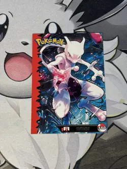 Pokemon Mewtwo Silver Holo Team Rocket Peru Exclusive Card - Image 1