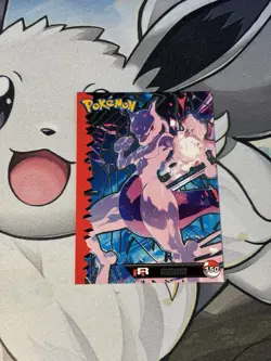 Pokemon Mewtwo Silver Holo Team Rocket Peru Exclusive Card - Image 1