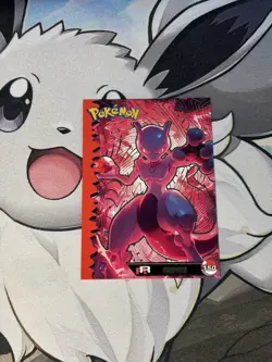 Pokemon Mewtwo Silver Holo Team Rocket Peru Exclusive Card - Image 1