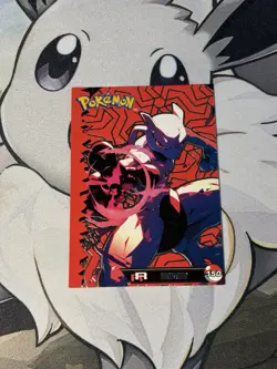 Pokemon Mewtwo Silver Holo Team Rocket Peru Exclusive Card - Image 1