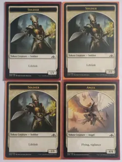 4x TOKEN Creature Card Guilds of Ravnica (GRN) MTG Magic The Gathering TCG NM/LP - Image 1