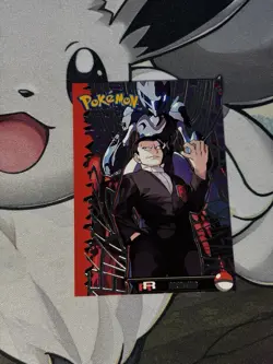 Pokemon Giovanni & Mewtwo Silver Holo Team Rocket Peru Exclusive Card - Image 1