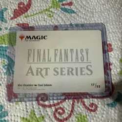 Vivi Ornitier Art Card (Gold-Stamped Signature) - Art Series: FINAL FANTASY (AAF - Image 2