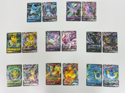 IN STOCK 16Pcs Pokemon Chinese Card Eeveelution Full Art Holo Rare NM - Image 2