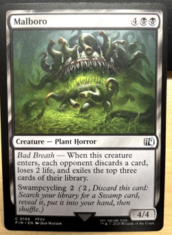 MTG Final Fantasy 0106 Malboro Creature Plant Horror COMMON - Image 1