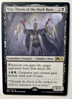 Vito, Thorn of the Dusk Rose - Core Set 2021 (M21) #127 MTG 2020 - Image 1