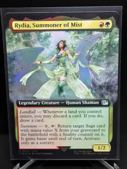 Rydia, Summoner of Mist 504, Final Fantasy, Extended Art FOIL, FIN MTG -Misprint - Image 1