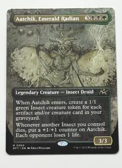 Magic MTG Card Aatchik, Emerald Radian #0360 NM Aetherdrift DFT Extended Art - Image 1