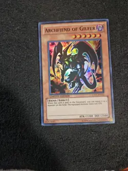 Yugioh - Archfiend of Gilfer CT07-EN014 LP Limited Super Rare - Image 1