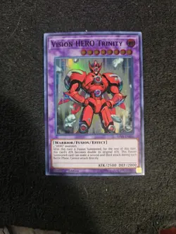 1X Vision HERO Trinity - SHVA-EN036 - Super Rare 1st Edition yugioh TCG - Image 1