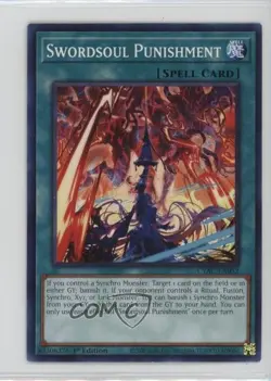 Swordsoul Punishment 1st Ed. YuGiOh Cyberstorm Access #CYAC-EN052 0it8 - Image 1