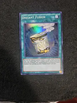 1st Edition Instant Fusion FUEN-EN042 YuGiOh Super Rare Fusion Enforcers Card LP - Image 1