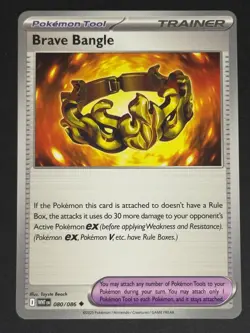 Brave Bangle #080/086 SV: White Flare Pokemon Card TCG - Image 1