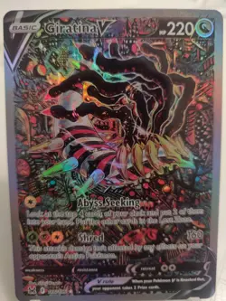*Custom-made* High Quality,TexturedHolo, Giratina V"Display Card" - Image 1