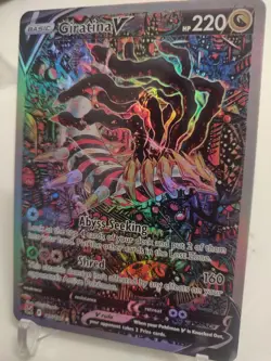 *Custom-made* High Quality,TexturedHolo, Giratina V"Display Card" - Image 2