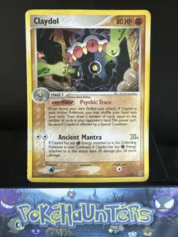 Pokemon Card Claydol 5/107 EX Deoxys Holo Rare Played - Image 1