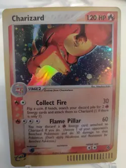 *Custom-made* High Quality,Holo, Charizard/ Dragon E Series"Display Card" - Image 1