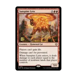 WOTC MtG Prerelease Promos Sunspine Lynx (R) (Foil) NM - Image 1