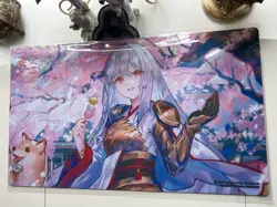 MTG Wandering Emperor cherry blossoms viewing Playmat limited Japan New 2025 - Image 1