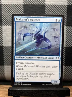 MTG TCG: Malcator's Watcher 58/271, Phyrexia: All Will Be One - Image 1