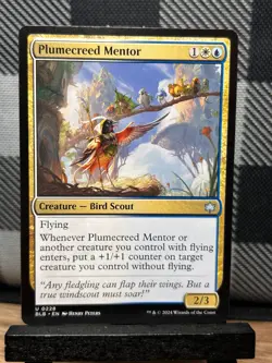 MTG TCG: Plumecreed Mentor 228, Bloomburrow - Image 1