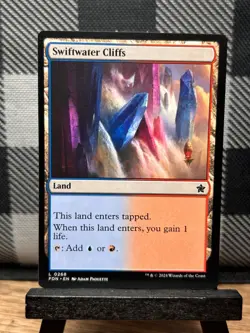 MTG TCG: Swiftwater Cliffs 268, Foundations - Image 1