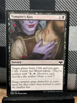 MTG TCG: Vampire's Kiss 136/277, Innistrad: Crimson Vow - Image 1
