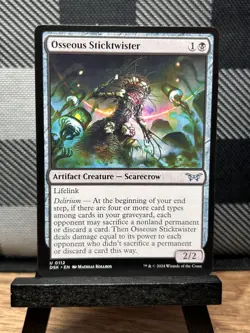 MTG TCG: Osseous Sticktwister 112, Duskmourn: House of Horror - Image 1