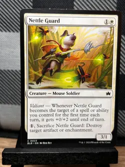 MTG TCG: Nettle Guard 23, Bloomburrow - Image 1