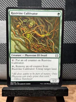 MTG TCG: Rustvine Cultivator 181/271, Phyrexia: All Will Be One - Image 1