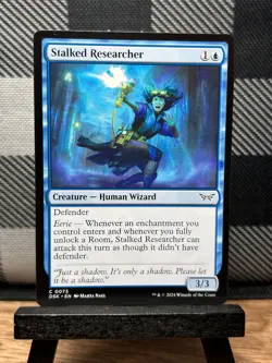 MTG TCG: Stalked Researcher 73, Duskmourn: House of Horror - Image 1