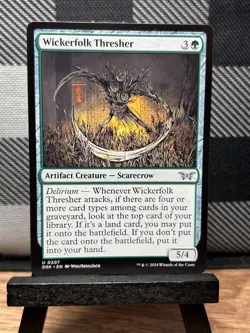 MTG TCG: Wickerfolk Thresher 207, Duskmourn: House of Horror - Image 1