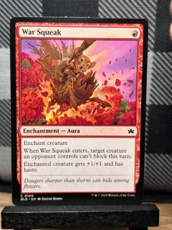 MTG TCG: War Squeak 160, Bloomburrow - Image 1